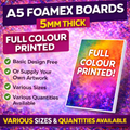 Foamex Boards – 5mm Thick | Full Colour Printed PVC Foam Board Signs | Indoor & Outdoor Signage | A0–A5