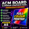 ACM Aluminium Composite Board Signs | Dibond Style | Full Colour Printed | Premium Outdoor Signage | A0–A5