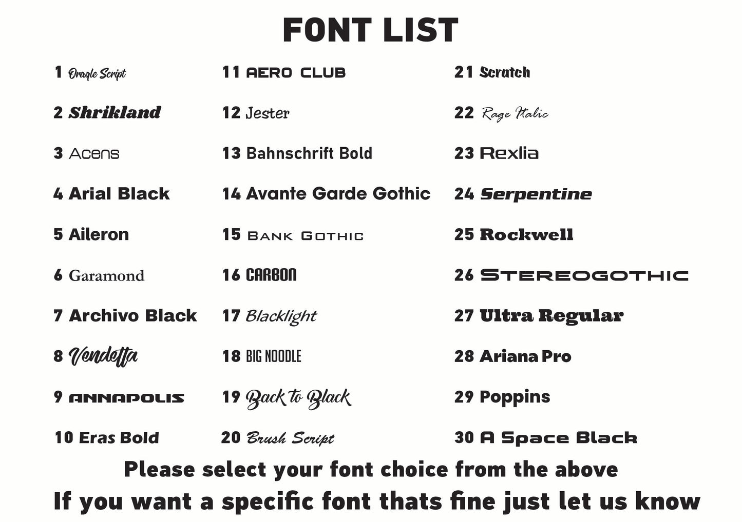 Race Name Stickers For 1/5th scale Radio Controlled Vehicle A4,A5 Available