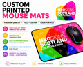 Custom Printed Mouse Mat | Personalised Gaming & Office Mouse Pad with Anti-Slip Rubber Base