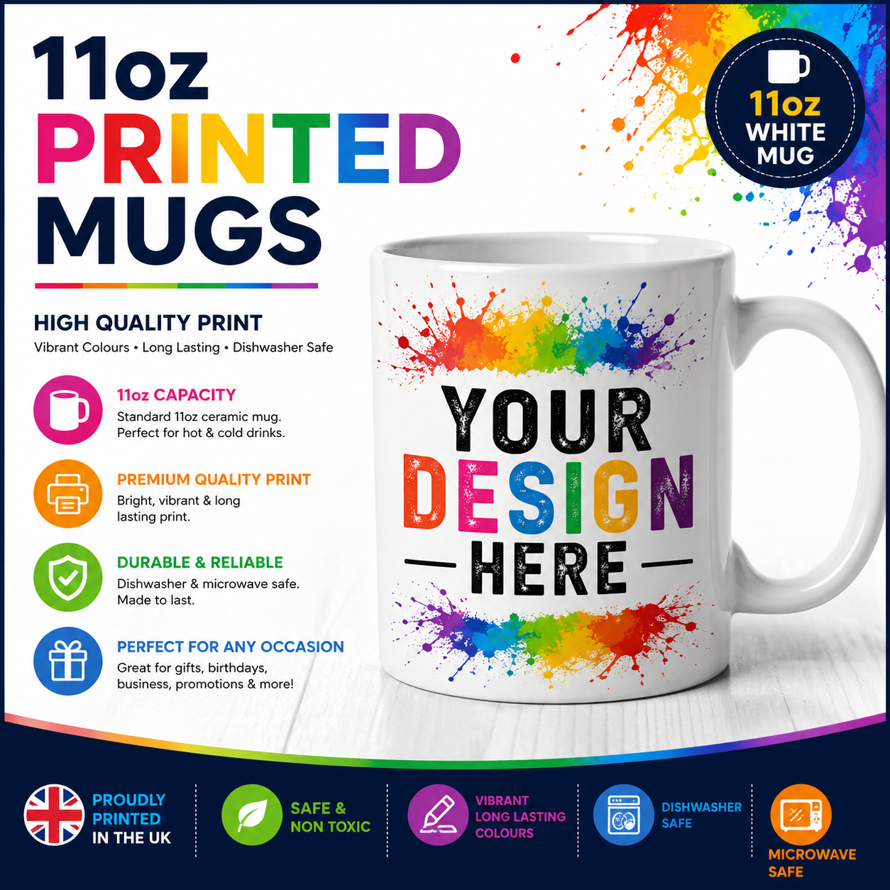 Custom Printed Mugs – Personalized Ceramic Mug