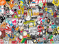 SB01-SB10 sticker bomb sheets for car van motorbike boat phone laptop wall window tablet