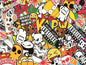 SB11-SB20 sticker bomb sheets for car van motorbike boat phone laptop wall window tablet Various Designs Available