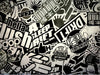 SB01-SB10 sticker bomb sheets for car van motorbike boat phone laptop wall window tablet