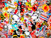 SB01-SB10 sticker bomb sheets for car van motorbike boat phone laptop wall window tablet