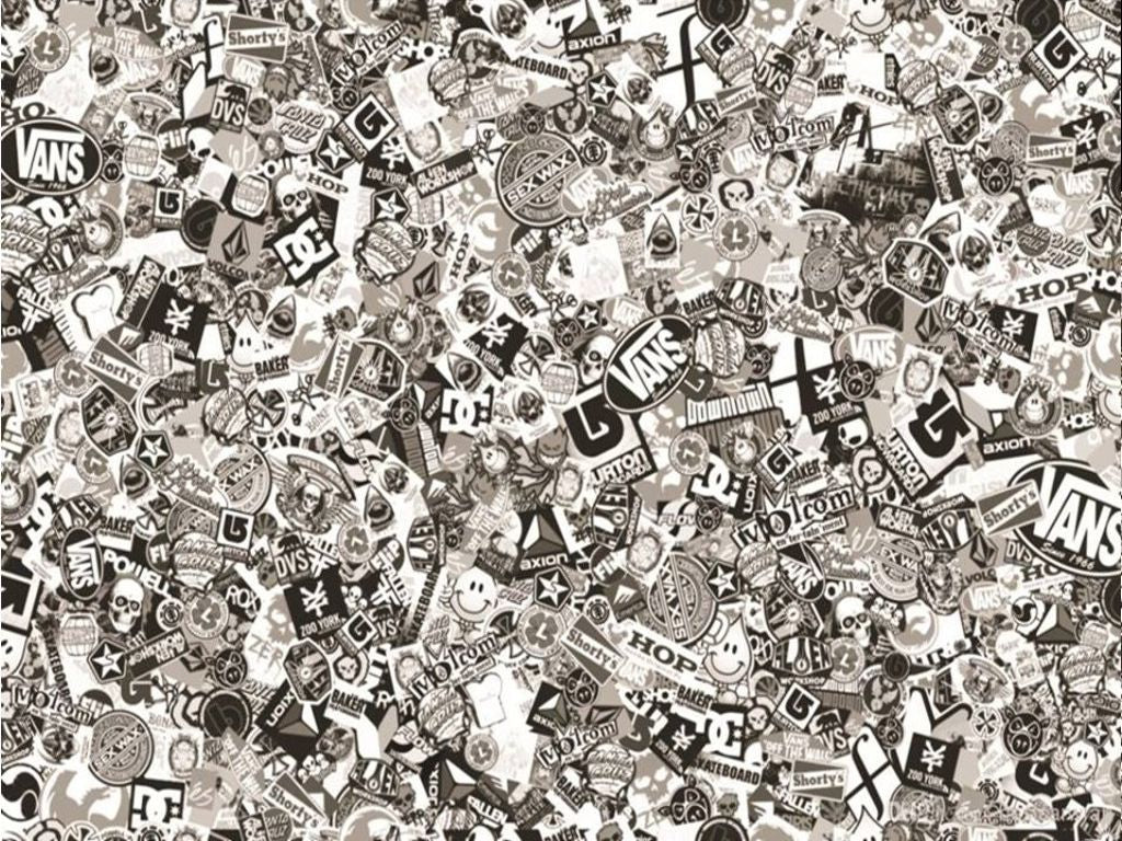 SB01-SB58 sticker bomb sheets for car van motorbike boat phone laptop wall window tablet