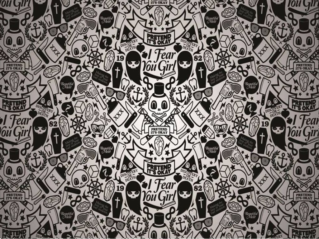 SB01-SB58 sticker bomb sheets for car van motorbike boat phone laptop wall window tablet