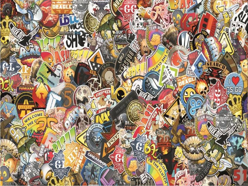 SB01-SB58 sticker bomb sheets for car van motorbike boat phone laptop wall window tablet