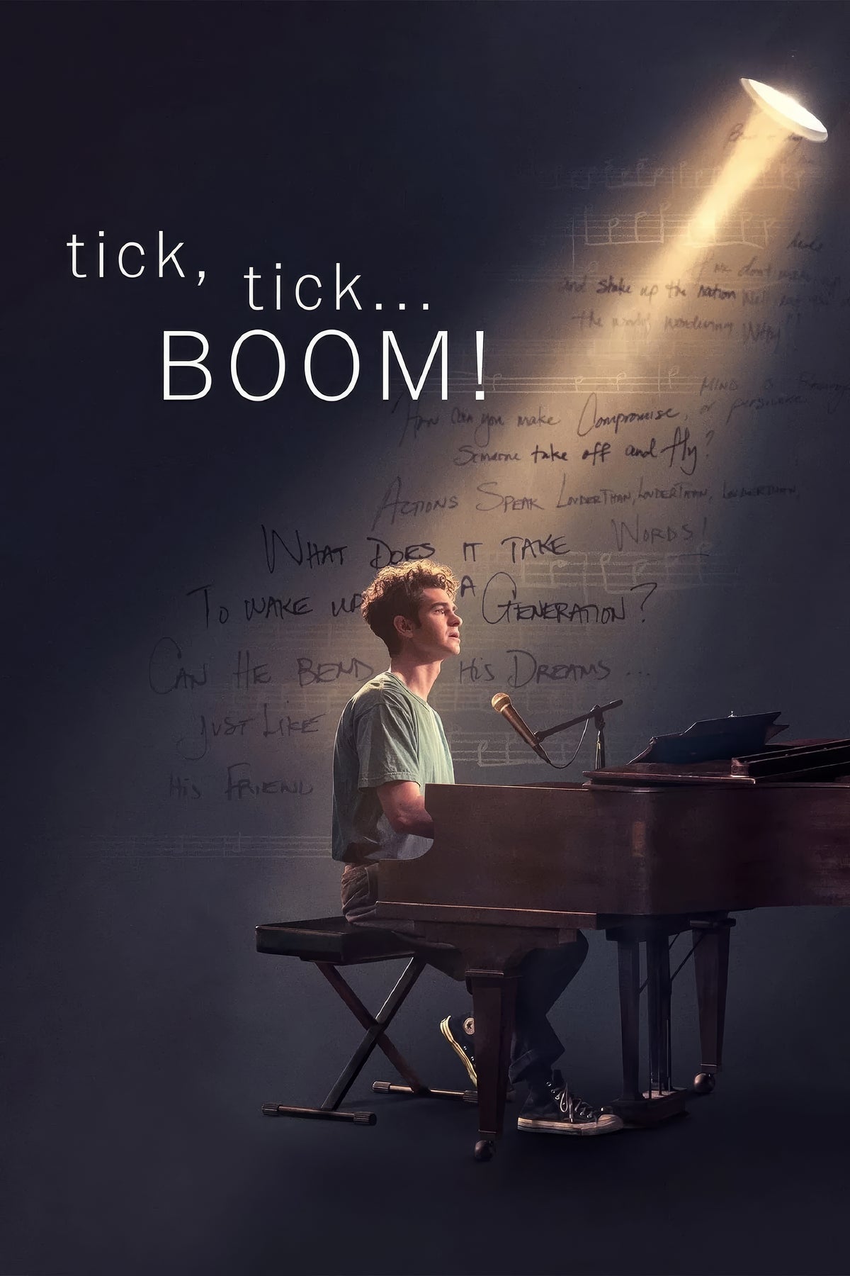 tick, tick... BOOM! (2021) Film/Movie Premium Waterproof & Tear Resistant Posters