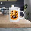 ANIMAL01 Lion 11oz Ceramic printed mug funny cup gift tea coffee costa