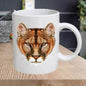 ANIMAL12 Lion 11oz Ceramic printed mug funny cup gift tea coffee costa