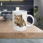 ANIMAL15 Leopard 11oz Ceramic printed mug funny cup gift tea coffee costa