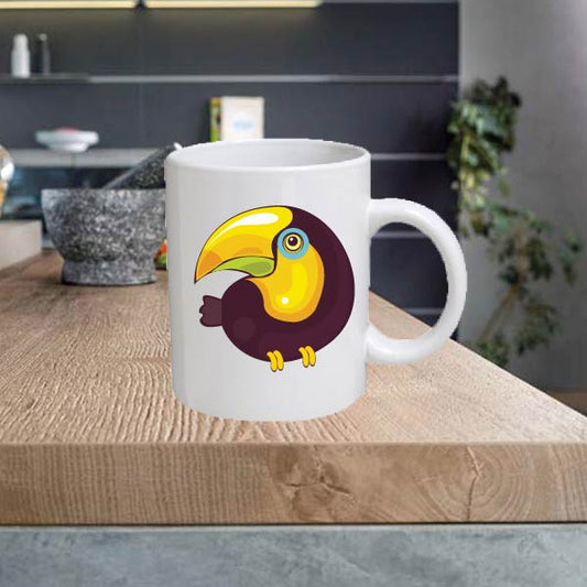 BIRD1 Bird 11oz Ceramic printed mug funny cup gift tea coffee costa