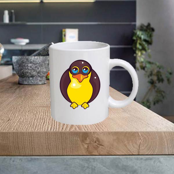 Bird 11oz Ceramic printed mug funny cup gift tea coffee costa BIRD