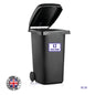 BIN03 Wheelie Bin x4 Custom Number and Street Name Stickers 170mm x 120m
