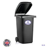 BIN04 Wheelie Bin x4 Custom Number and Street Name Oval Stickers 170mm x 120m