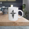 BW01 Black and White 11oz Ceramic printed mug funny cup gift tea coffee costa