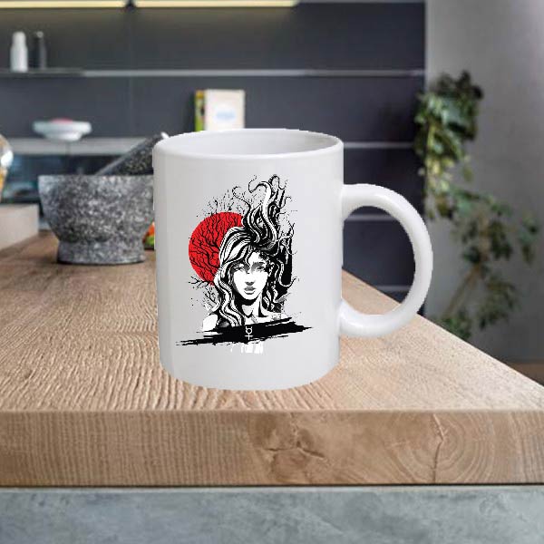 Black and White 11oz Ceramic printed mug funny cup gift tea coffee costa BW01