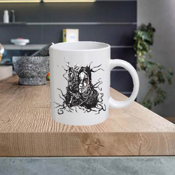 Black and White 11oz Ceramic printed mug funny cup gift tea coffee costa BW01