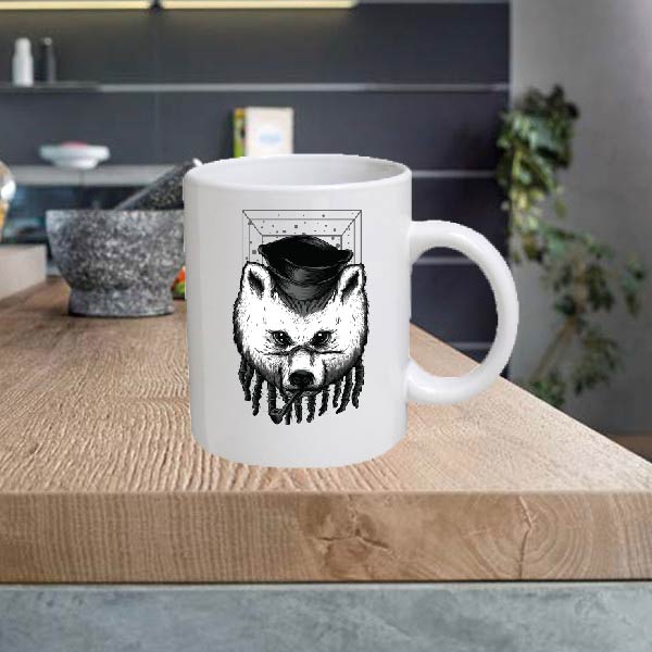 Black and White 11oz Ceramic printed mug funny cup gift tea coffee costa BW01