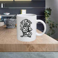 BW17 Black and White 11oz Ceramic printed mug funny cup gift tea coffee costa