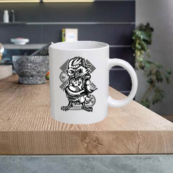 Black and White 11oz Ceramic printed mug funny cup gift tea coffee costa BW01