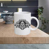 BW02 Black and White 11oz Ceramic printed mug funny cup gift tea coffee costa