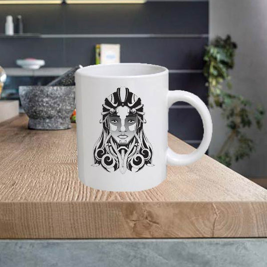BW03 Black and White 11oz Ceramic printed mug funny cup gift tea coffee costa