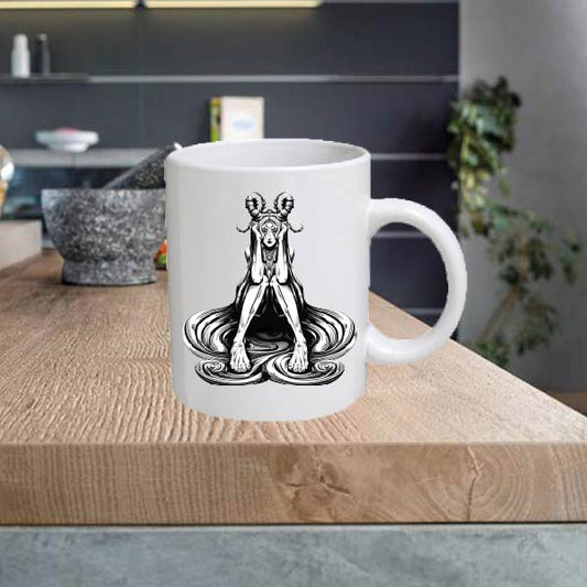 BW05 Black and White 11oz Ceramic printed mug funny cup gift tea coffee costa