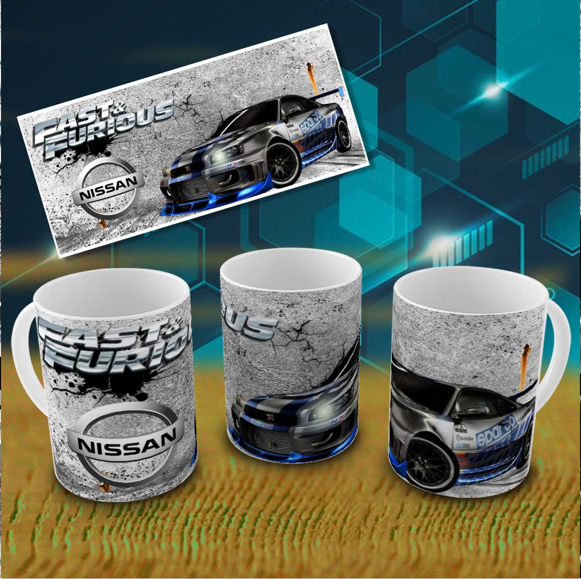 Cars 11oz Ceramic printed mug funny cup gift tea coffee costa CAR