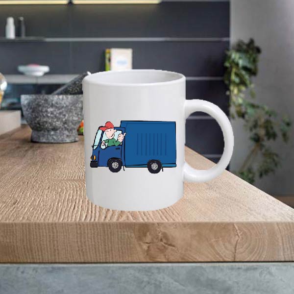 CARPRO11 Cartoon Pro 11oz Ceramic printed mug funny cup gift tea coffee costa