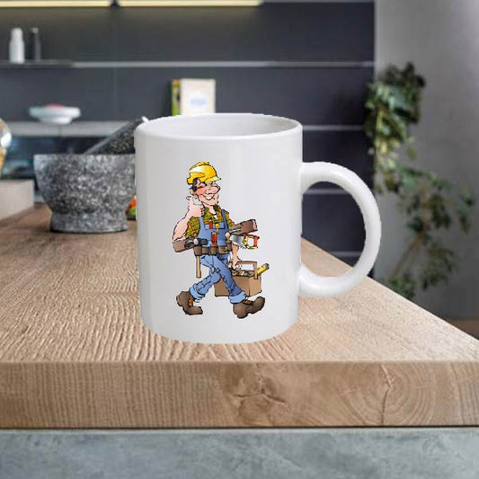 CARPRO13 Cartoon Pro 11oz Ceramic printed mug funny cup gift tea coffee costa