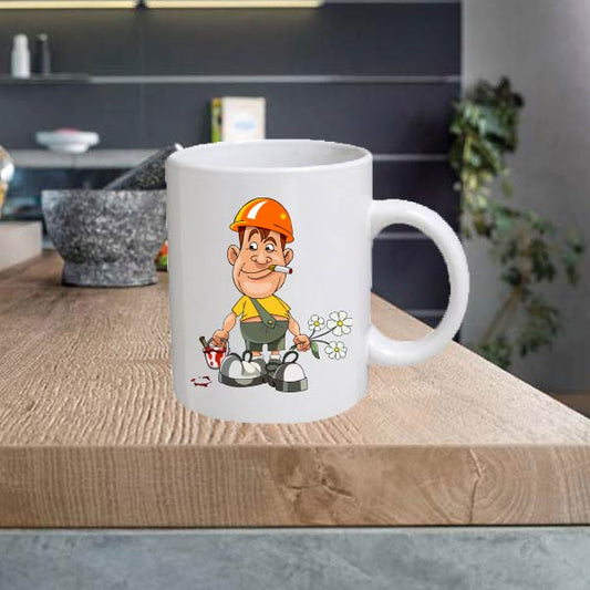 CARPRO15 Cartoon Pro 11oz Ceramic printed mug funny cup gift tea coffee costa
