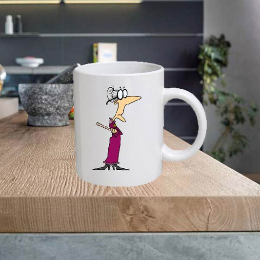 CARPRO25 Cartoon Pro 11oz Ceramic printed mug funny cup gift tea coffee costa