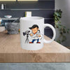 CARPRO26 Cartoon Pro 11oz Ceramic printed mug funny cup gift tea coffee costa
