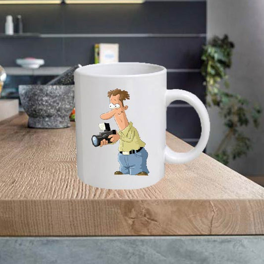 CARPRO05 Cartoon Pro 11oz Ceramic printed mug funny cup gift tea coffee costa