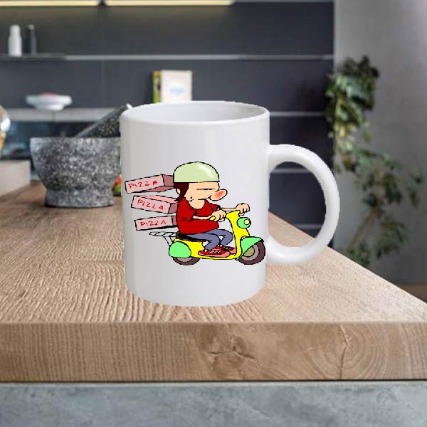Cartoon Pro 11oz Ceramic printed mug funny cup gift tea coffee costa CARPRO