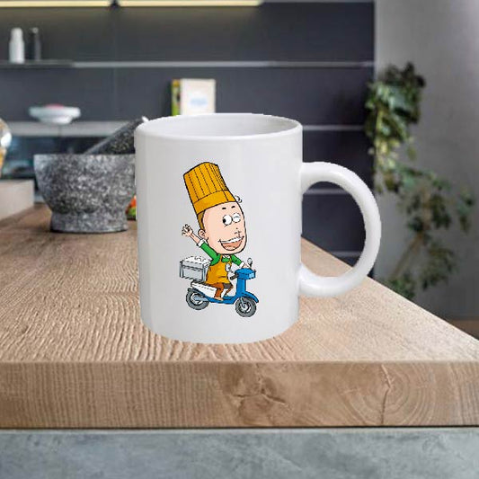 CARPRO09 Cartoon Pro 11oz Ceramic printed mug funny cup gift tea coffee costa