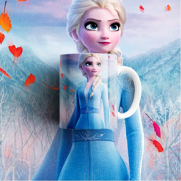 Frozen Themed 11oz Ceramic printed mug funny cup gift tea coffee costa FROZEN