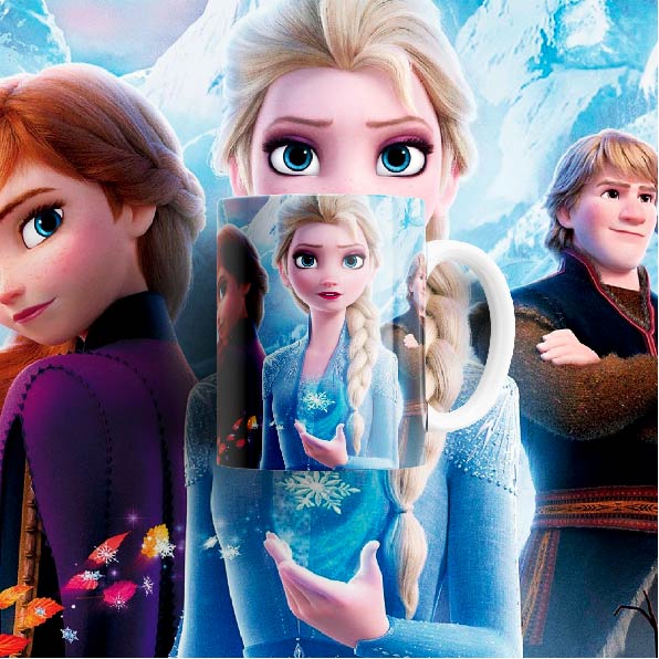 Frozen Themed 11oz Ceramic printed mug funny cup gift tea coffee costa FROZEN