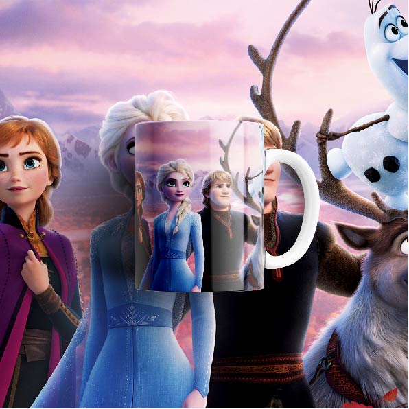 Frozen Themed 11oz Ceramic printed mug funny cup gift tea coffee costa FROZEN