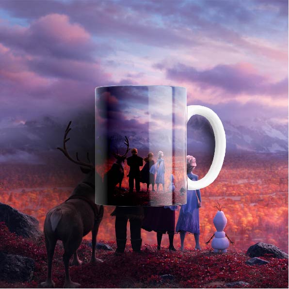 Frozen Themed 11oz Ceramic printed mug funny cup gift tea coffee costa FROZEN