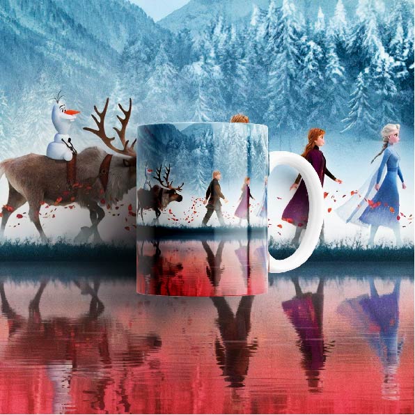 Frozen Themed 11oz Ceramic printed mug funny cup gift tea coffee costa FROZEN