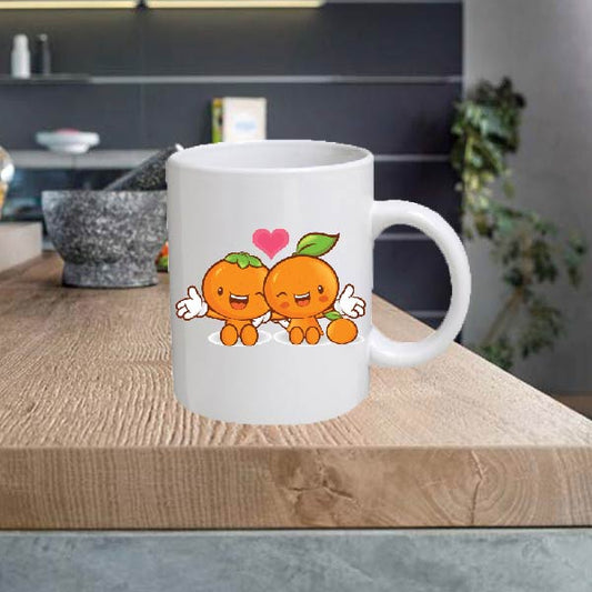 FRUITB01 Fruit Babies 11oz Ceramic printed mug funny cup gift tea coffee costa