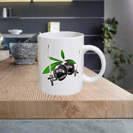 FRUITB10 Fruit Babies 11oz Ceramic printed mug funny cup gift tea coffee costa
