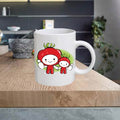 FRUITB08 Fruit Babies 11oz Ceramic printed mug funny cup gift tea coffee costa