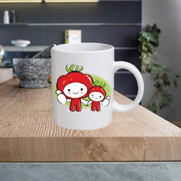 FRUITB08 Fruit Babies 11oz Ceramic printed mug funny cup gift tea coffee costa
