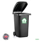 BIN01 Wheelie Bin x4 Custom Number and Street Name Stickers 150mm x 150m