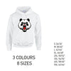 HD02 Angry Panda Unisex Cotton Hoodie 8 sizes 3 Colours Available Latex printed