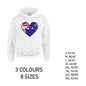 HD03 Australia Heart Unisex Cotton Hoodie 8 sizes 3 Colours Available Latex printed